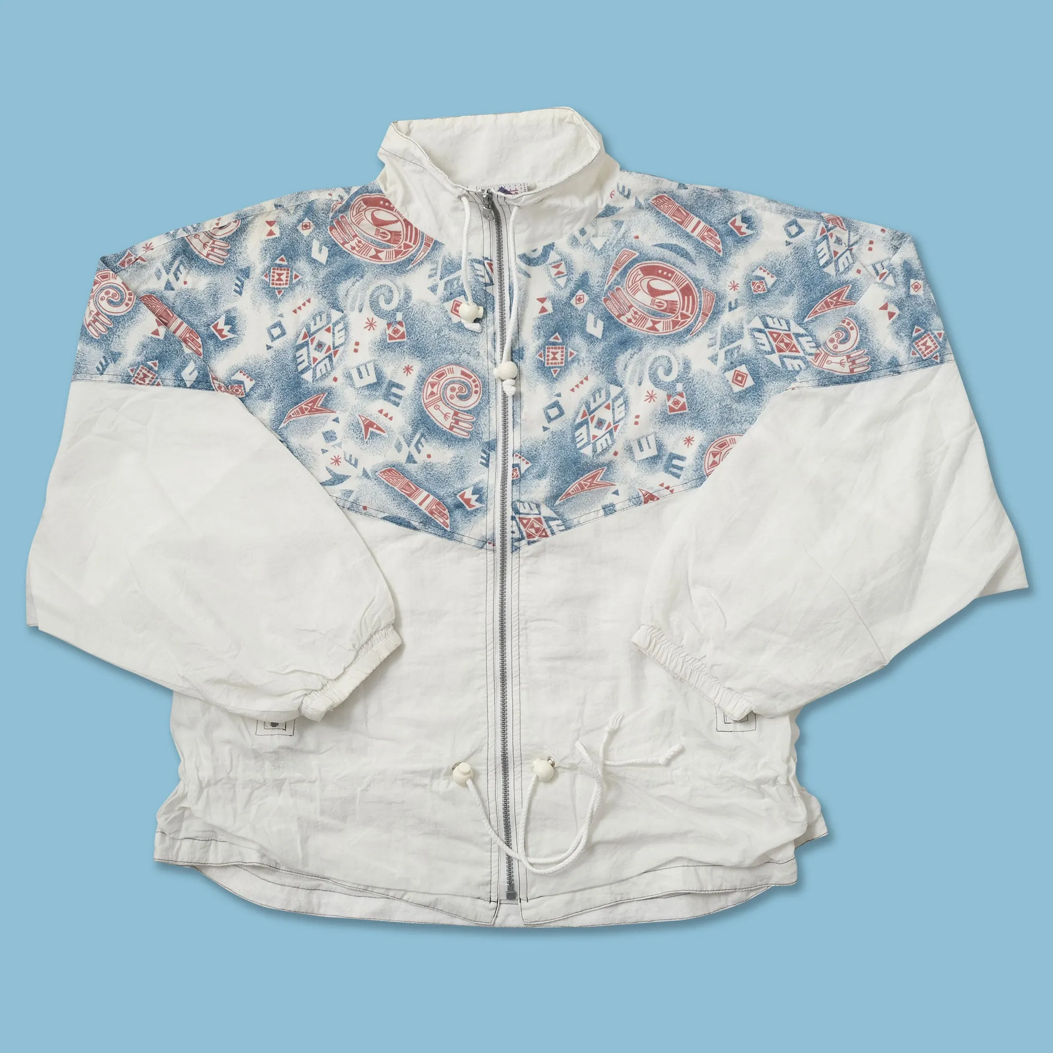 Vintage Pattern Track Jacket Small