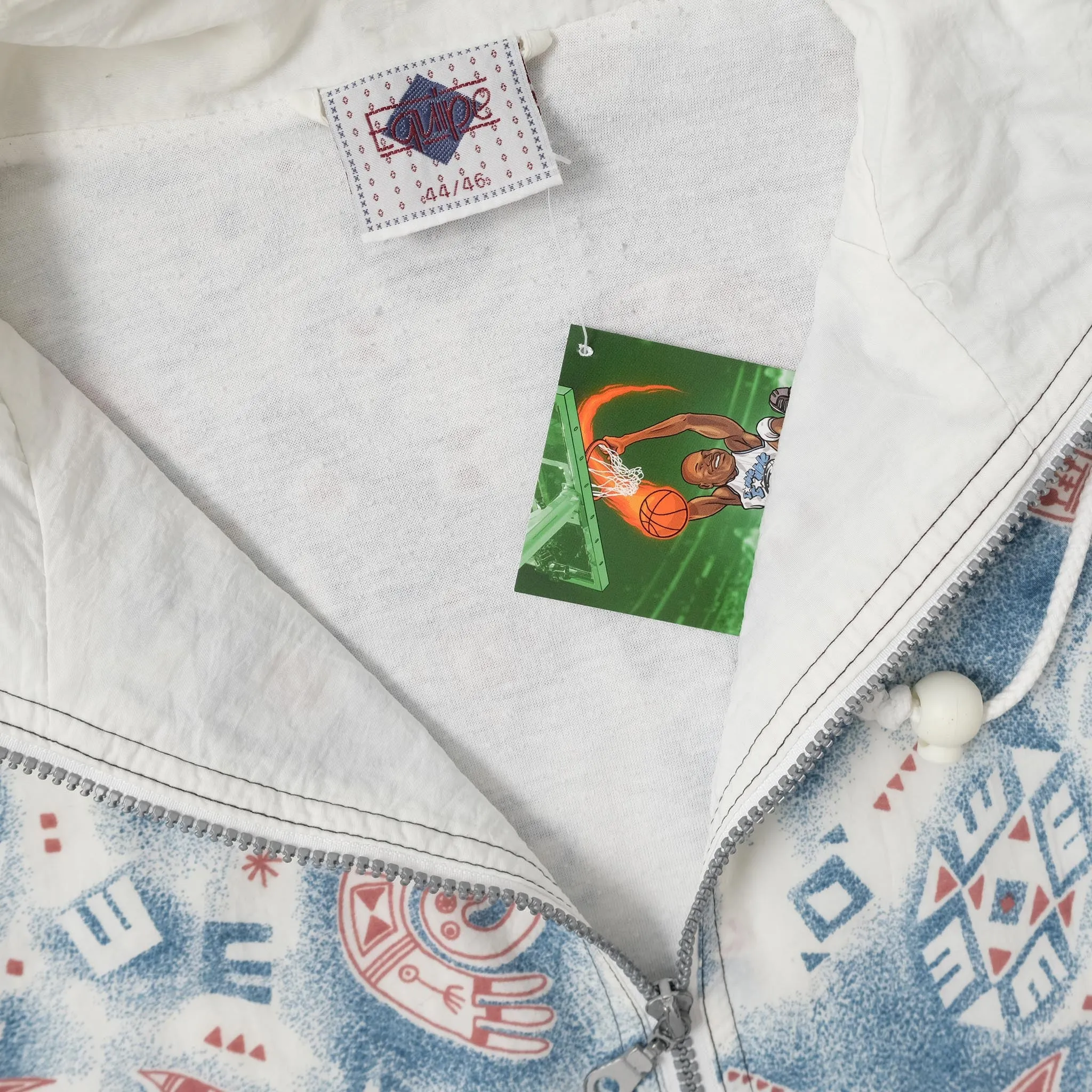 Vintage Pattern Track Jacket Small