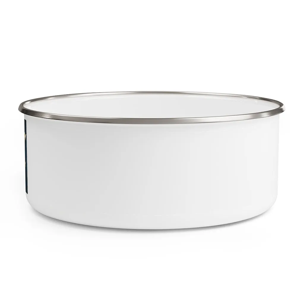 War Raptor Crate Enamel Bowl