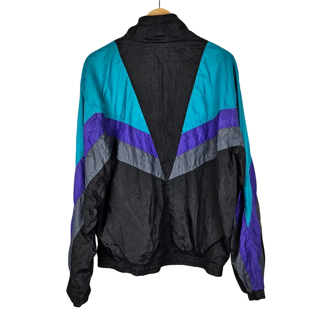 White Stag Zip Up Retro Track Jacket - L