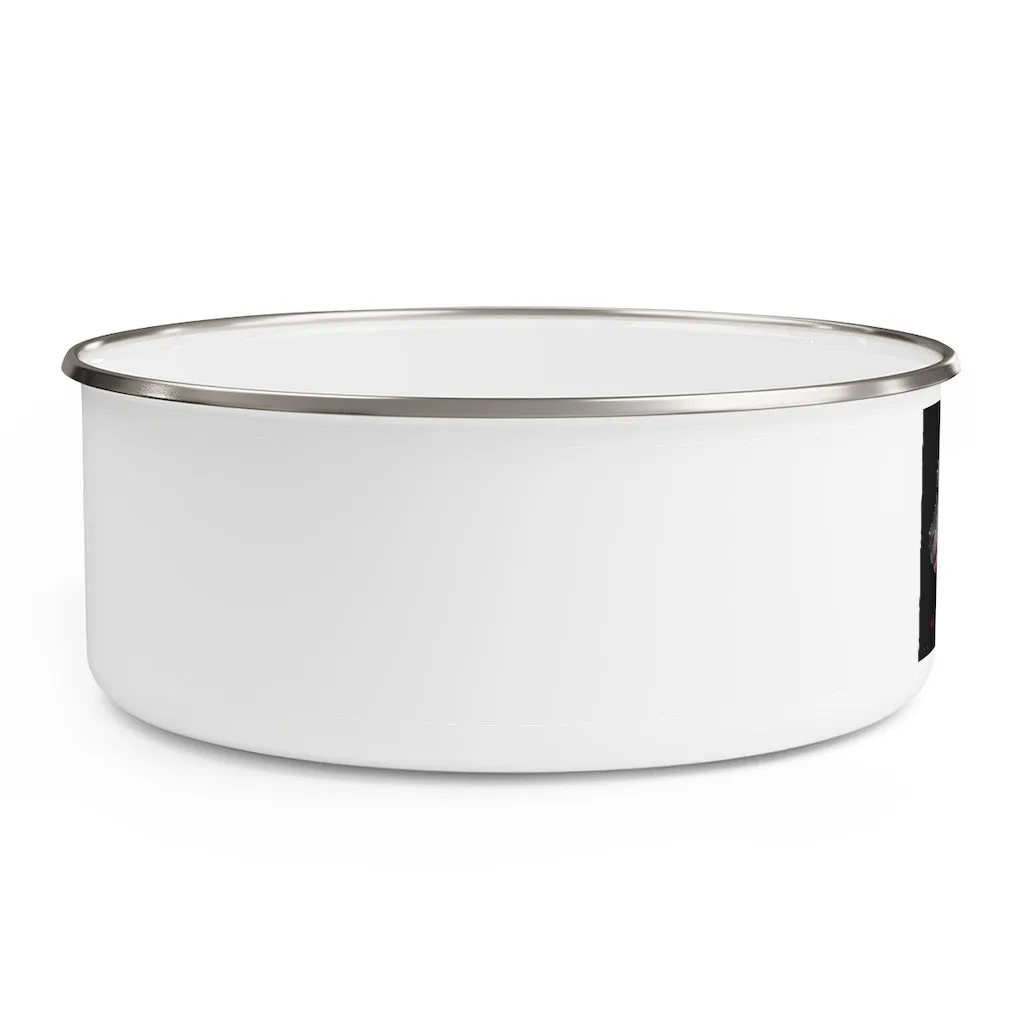 Wolf Enamel Bowl