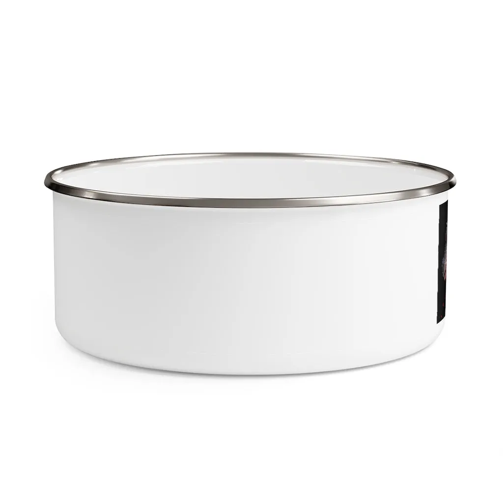Wolf Enamel Bowl