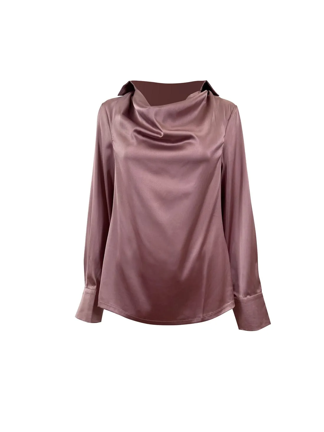 Women's Fashion Satin Tunic Dress 112171