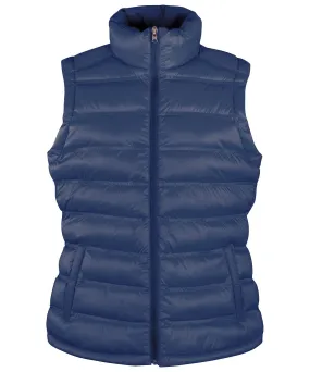 Womens ice bird padded gilet | Navy
