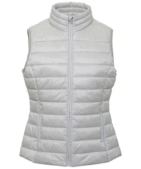 Womens terrain padded gilet | Silver