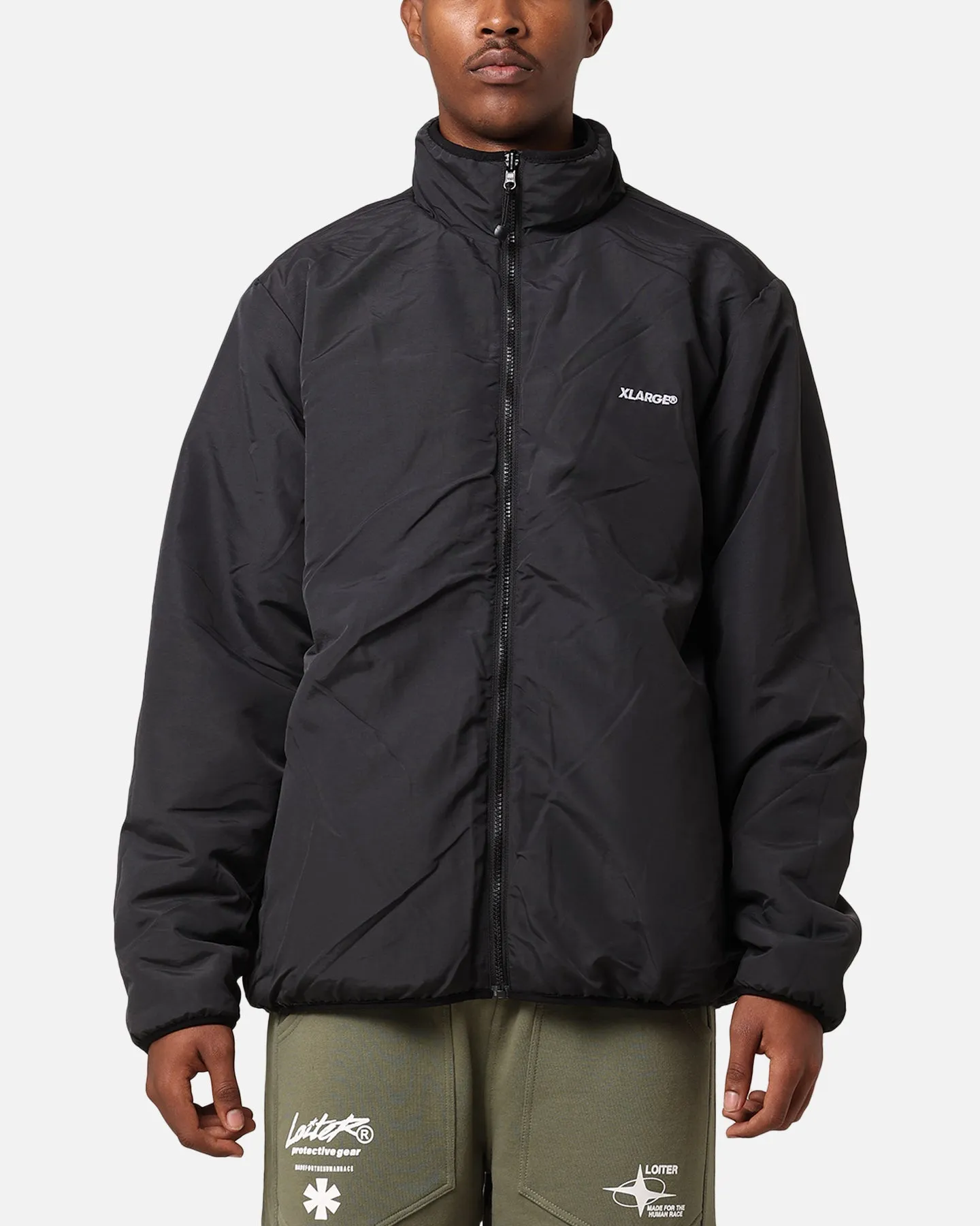 X-Large Reversible Sherpa Jacket Black/Camo
