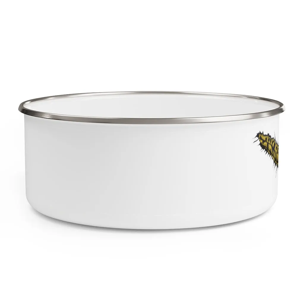 Yellow Eel Enamel Bowl