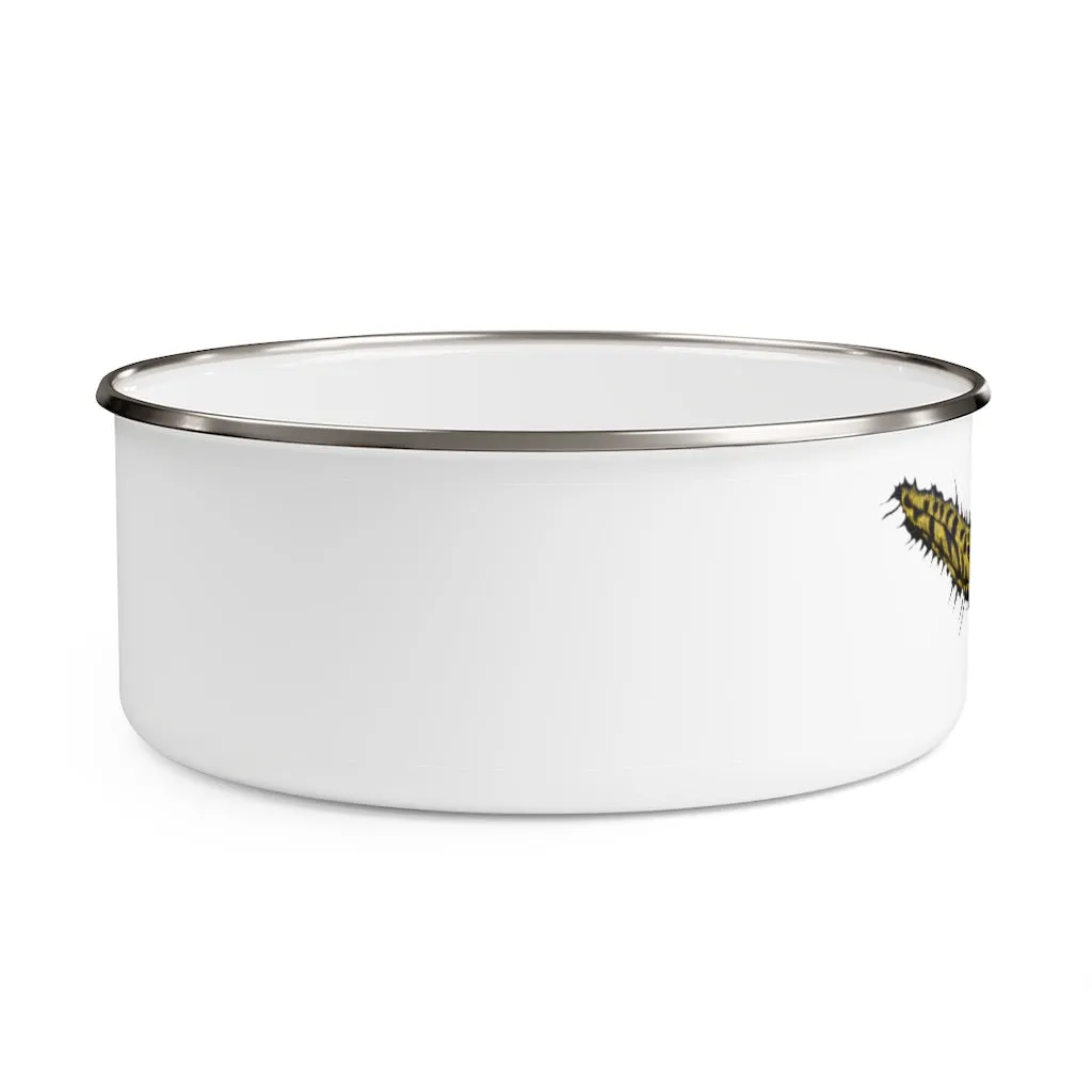 Yellow Eel Enamel Bowl