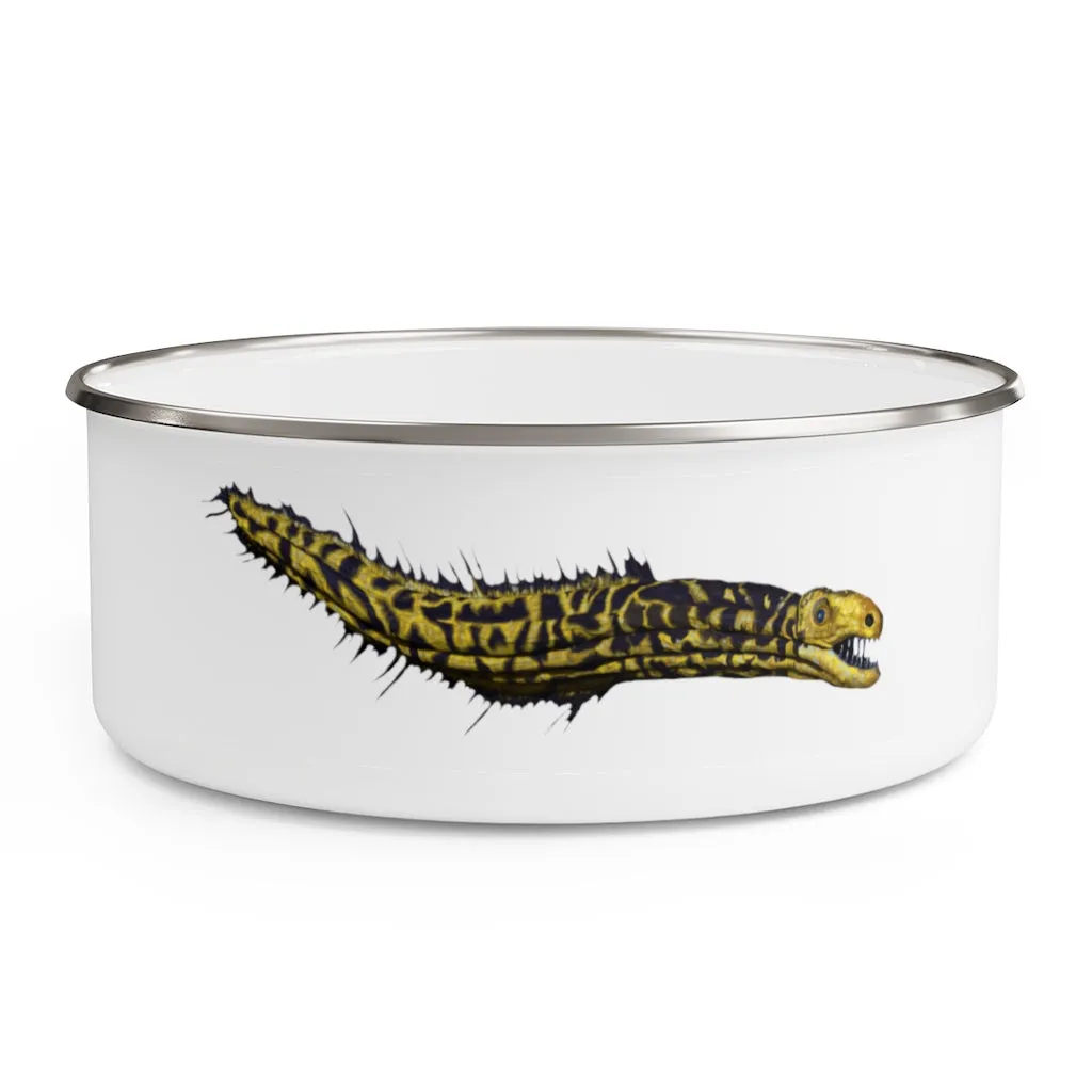 Yellow Eel Enamel Bowl