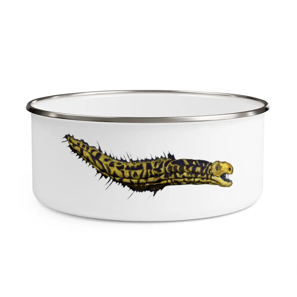 Yellow Eel Enamel Bowl