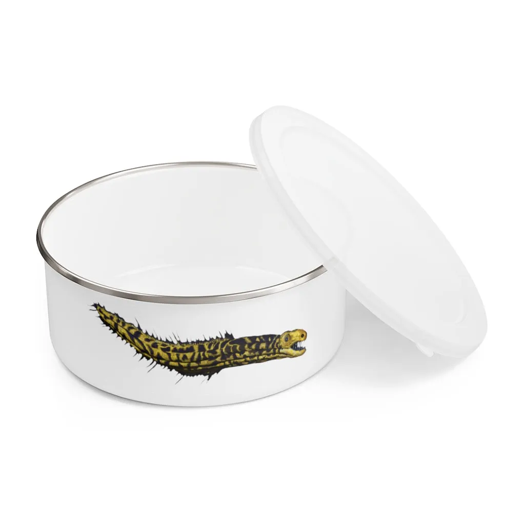 Yellow Eel Enamel Bowl