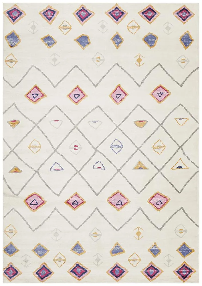 Zanzibar 763 Rug (White) by Rug Culture