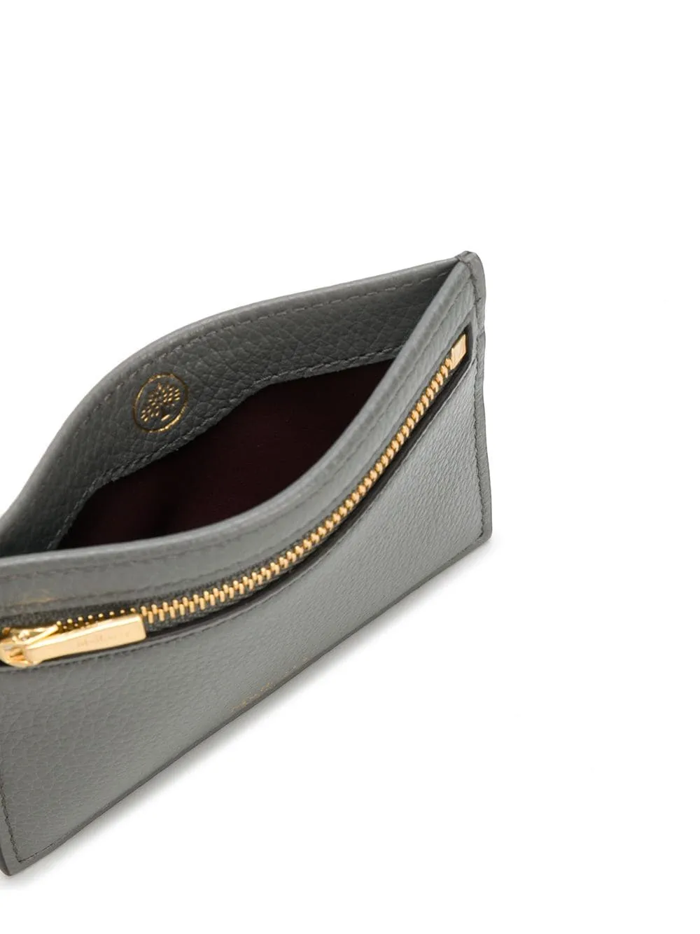 Zipped Credit Card Slip (Charcoal)